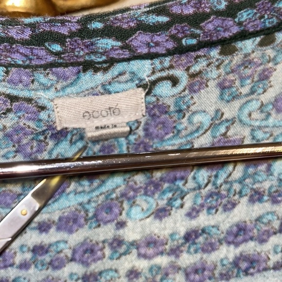 ecote’ XS blue turquoise purple jumper romper - Picture 8 of 11